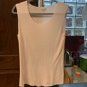 Knit sleeveless shirt